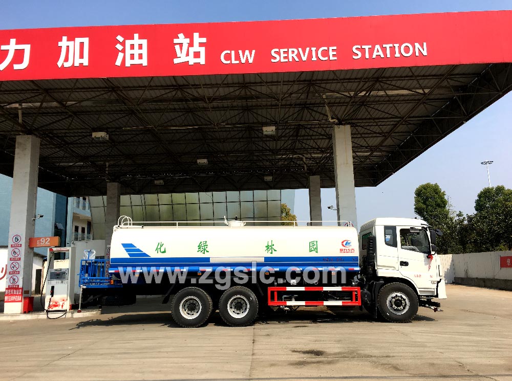 程力東風(fēng)后雙橋22噸灑水車黃牌(國五)