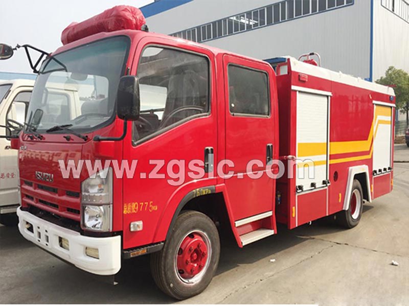 慶鈴五十鈴3噸水罐消防車(國(guó)五)-廠家的價(jià)格