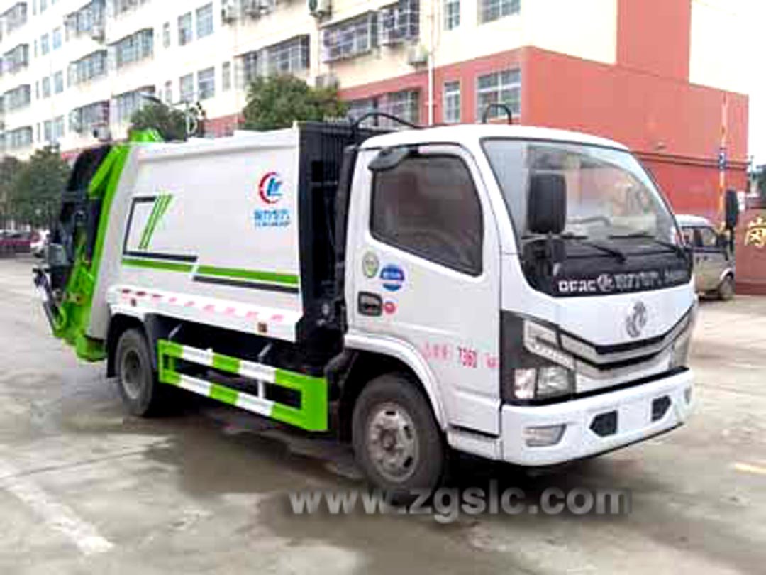 東風(fēng)小多利卡壓縮垃圾車_國(guó)六壓縮垃圾車多少錢一輛？