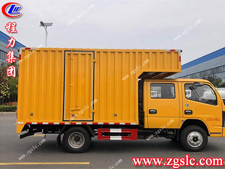 湖北程力牌東風(fēng)多利卡市政檢修車，實現(xiàn)一車多能，C 照即可駕駛